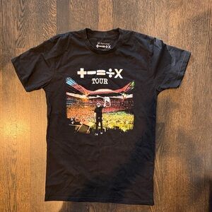 Black Ed Sheeran World Tour Graphic T-Shirt